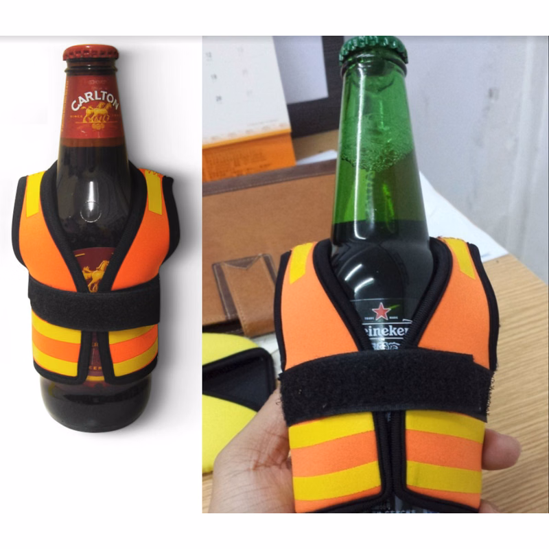 Safety Vest Shaped Bottle Holder