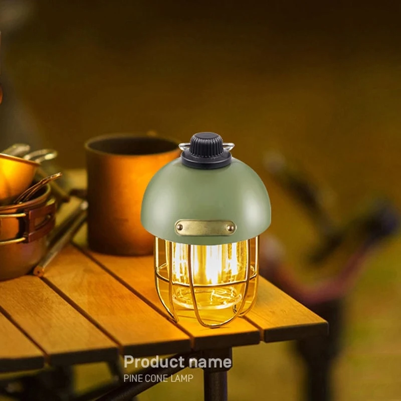 Rechargeable 4500 mAh Premium Vintage Camping Light 1