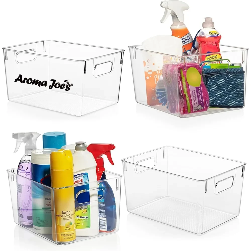 Clear Plastic Storage Bins 1