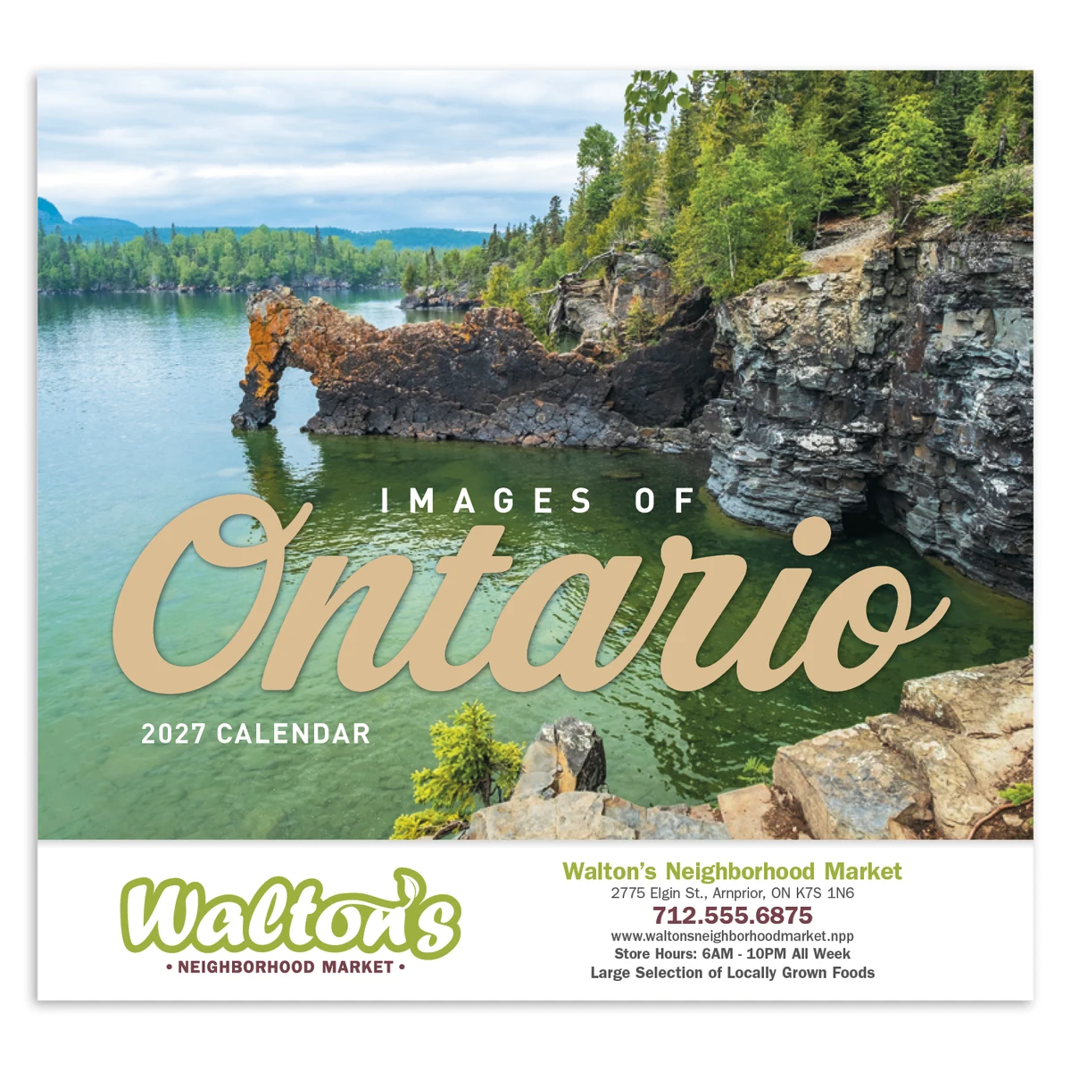 Good Value™ Images of Ontario - Stapled Calendar 1