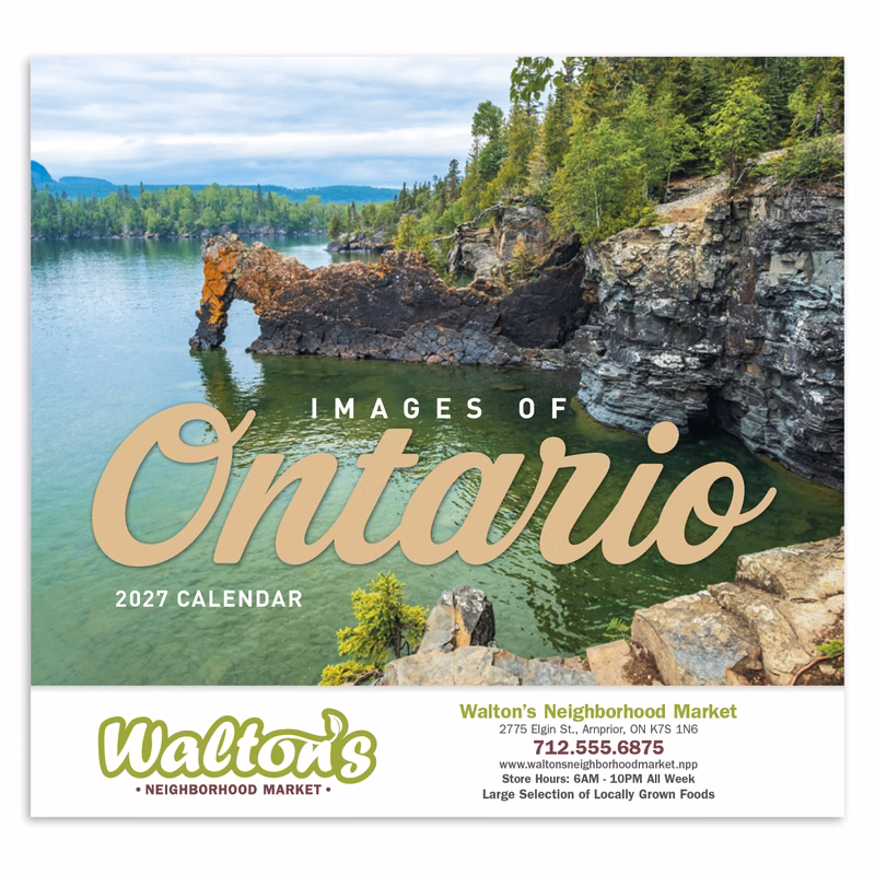 Good Value™ Images of Ontario - Stapled Calendar