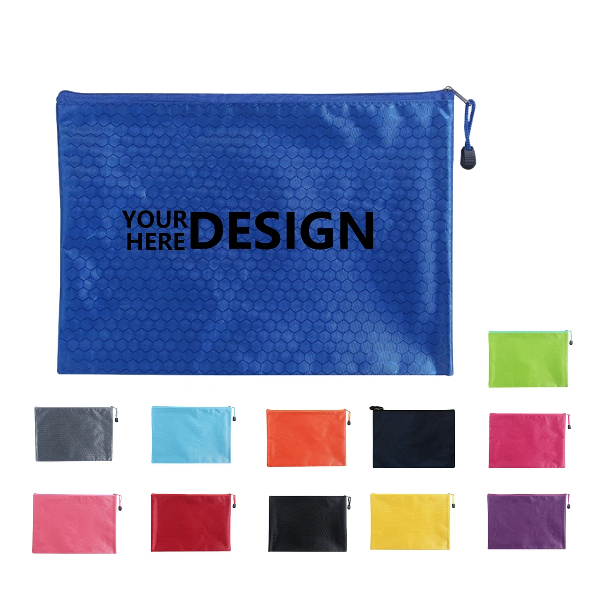 A4 Oxford Cloth Football Pattern Waterproof Storage Bag 1