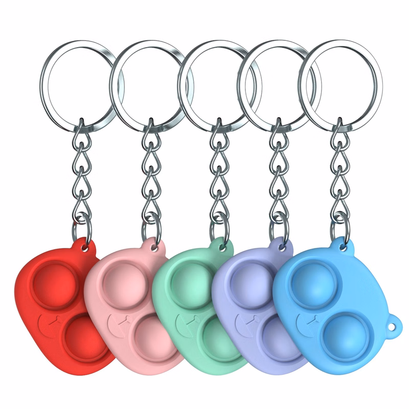 Push Pop Bubble Keychain