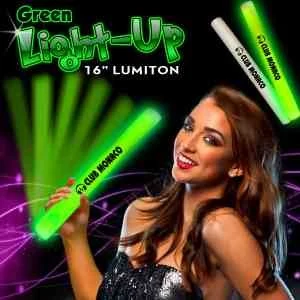 Green 16" LED Lumiton Baton 1