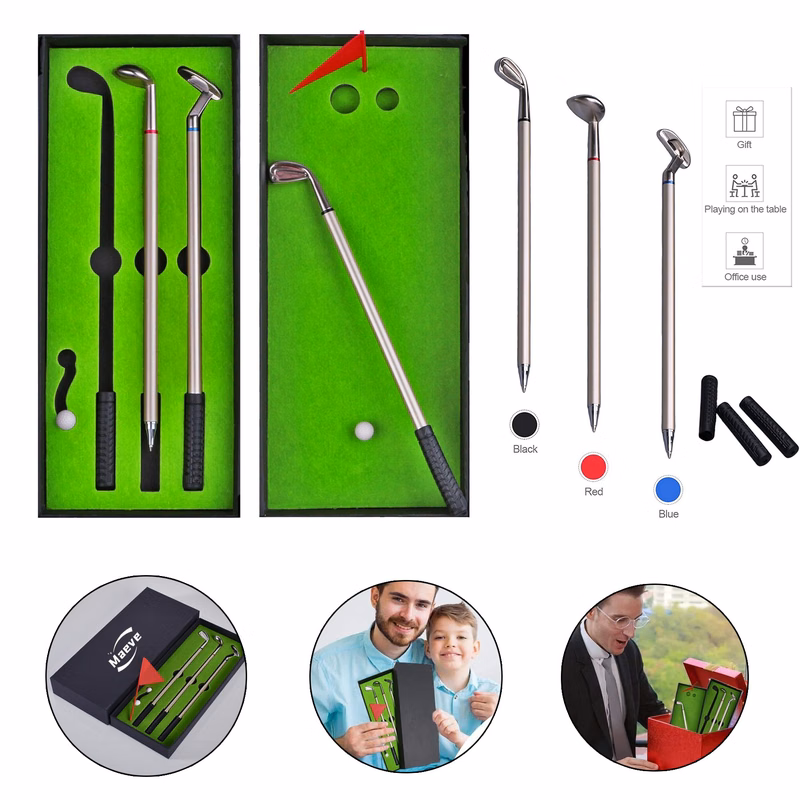 Golf Ballpoint Pen Set