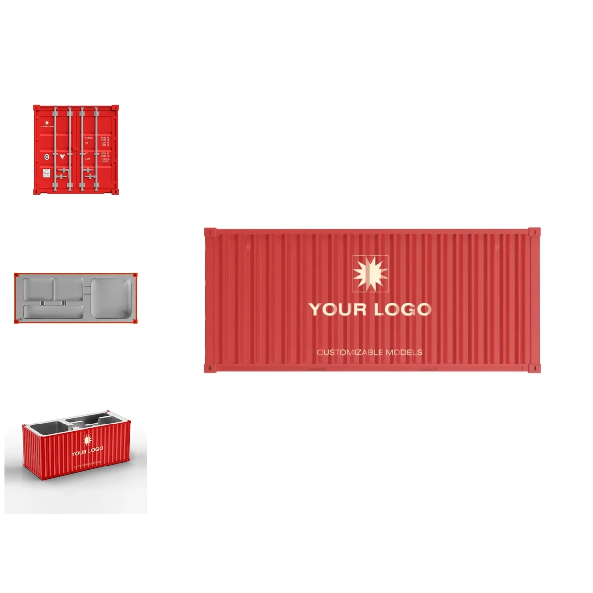 Container Model Office Desktop Stationery Pen Holder 1