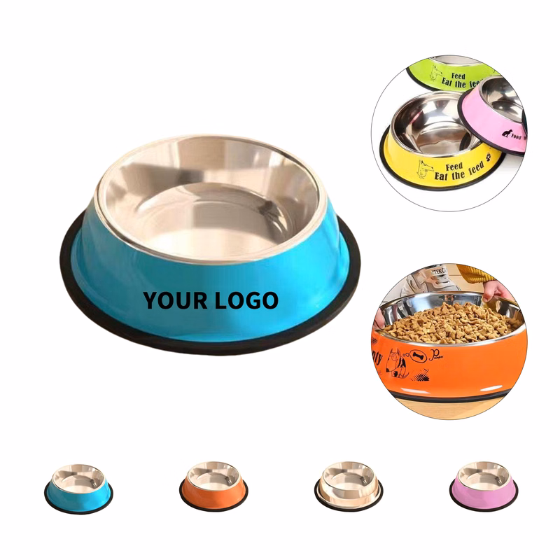 Stainless Steel Pet Treat Bowl With Polished Rim