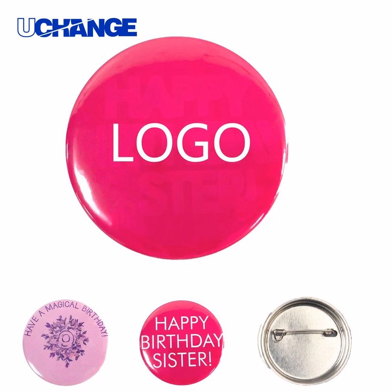 Custom Round Metal Pin Badge