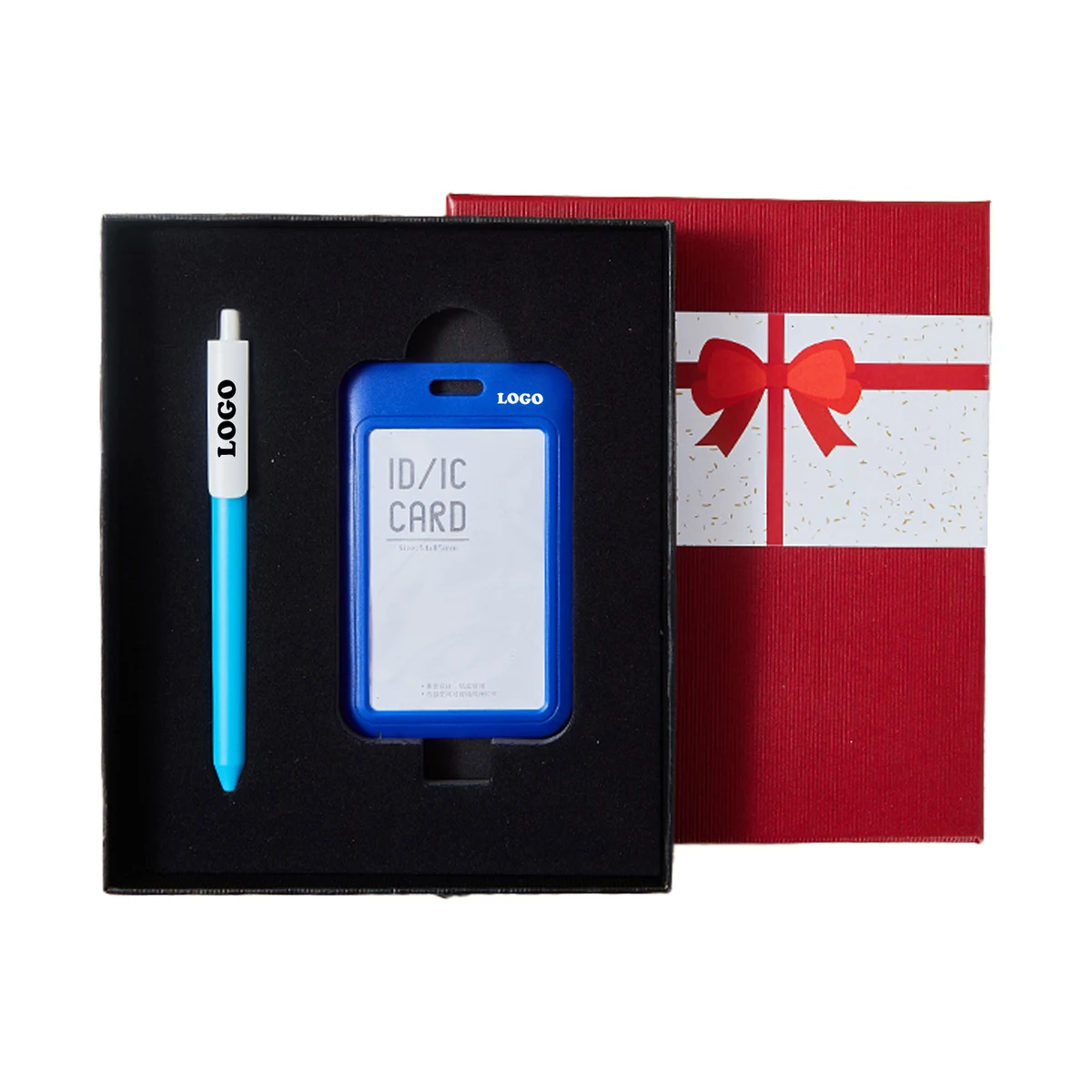 MOQ 10 pcs Custom Logo Pen and Badge Kit 1