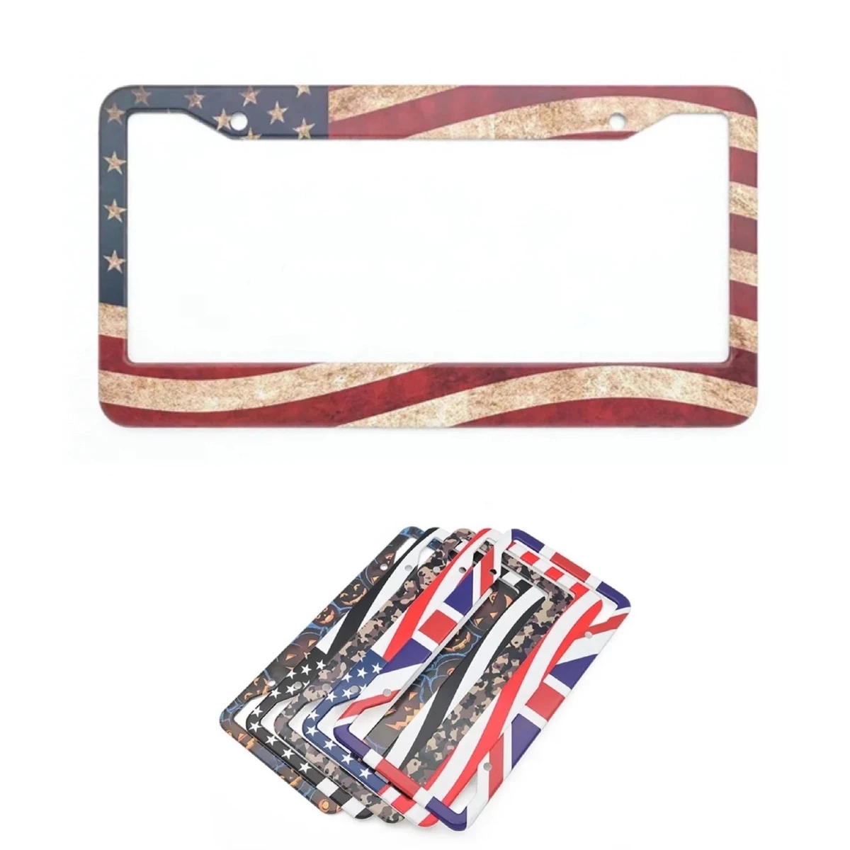 Full Color License Plate Frame 1