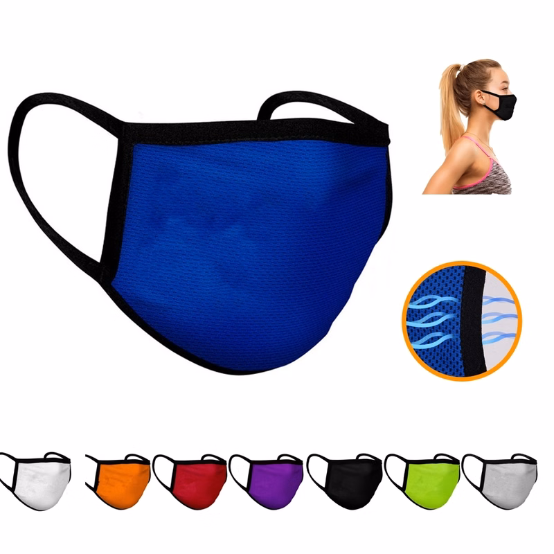 2-Ply Deluxe Cooling Fabric Face Mask