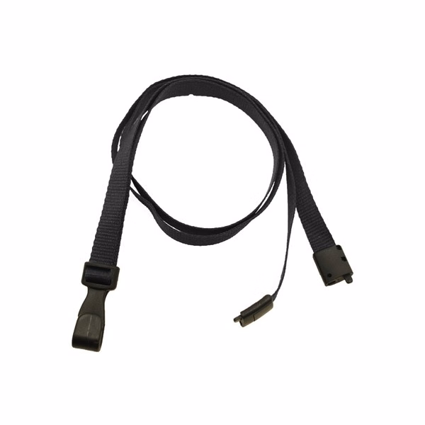 3/8" Recycled PET Lanyard with Breakaway (Plastic J-Hook)
