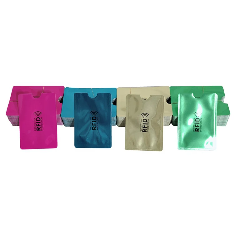 RFID Aluminium Foil Credit Card Holder 1