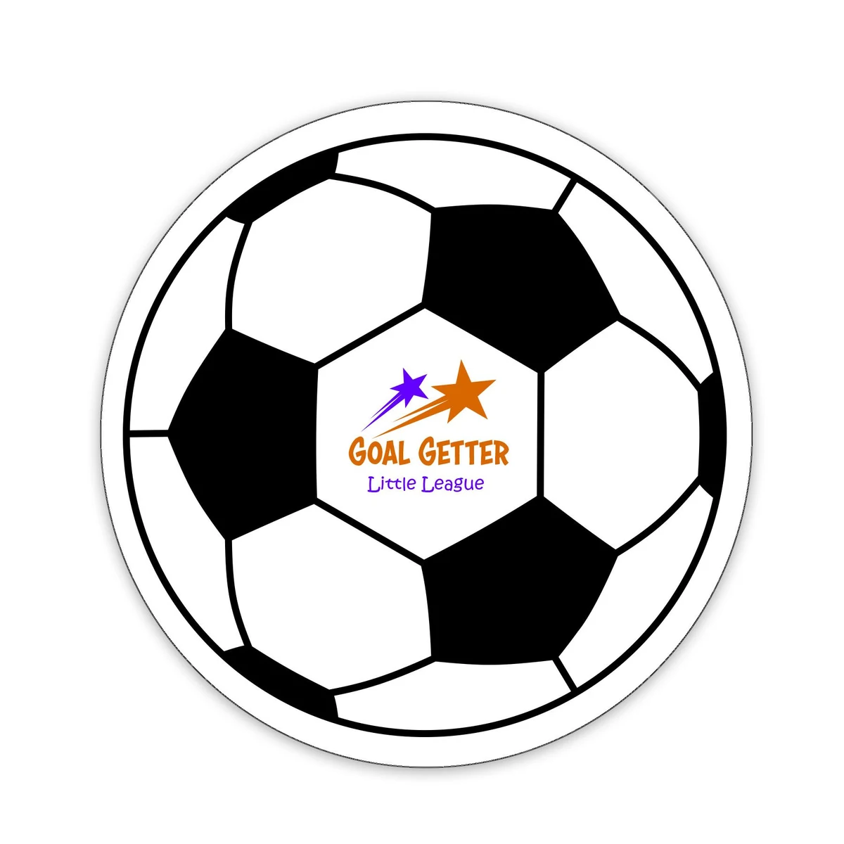 Soccer Ball Shaped NoteKeeper™ Magnet 35 Mil 1