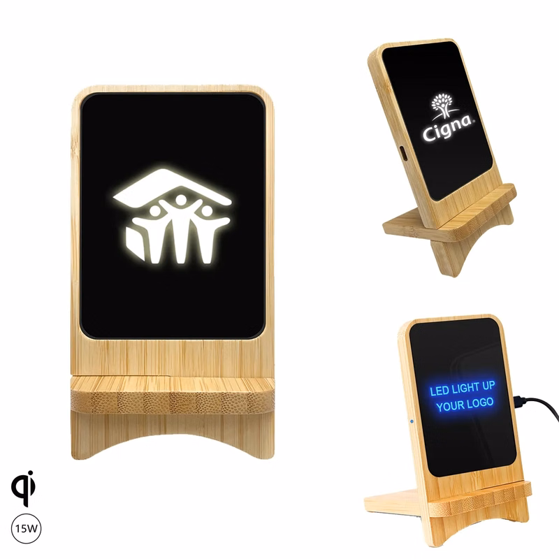 2 in 1 Eco-friendly 15W Wireless Charging Holder