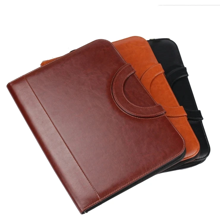 Leather Padfolio with foldable Handles 1
