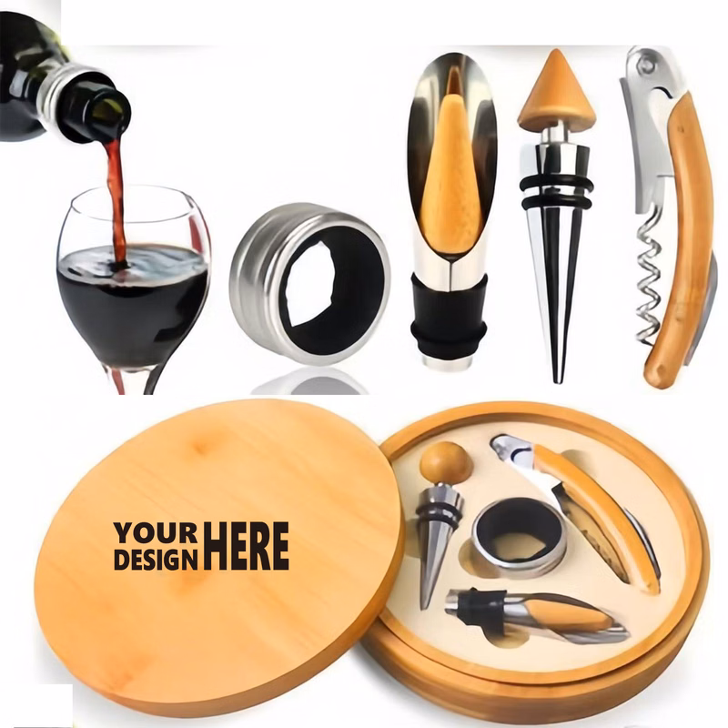 Red Wine Corkscrew Assortment with 4 Units