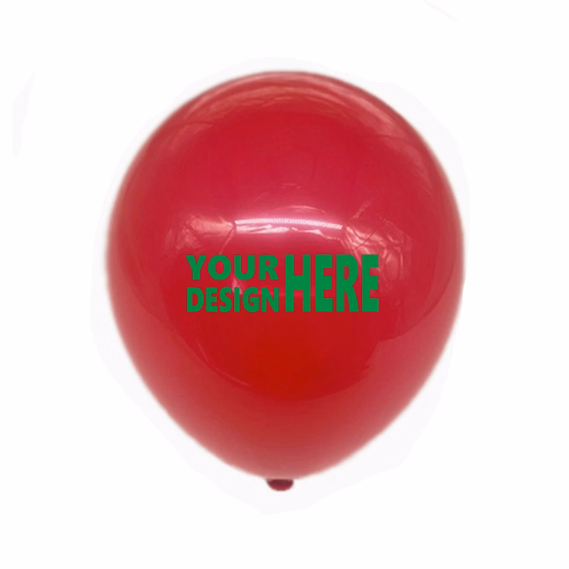 MOQ 50 Retro Fluorescent Matte Pastel Pearl Latex Balloons Custom Printed