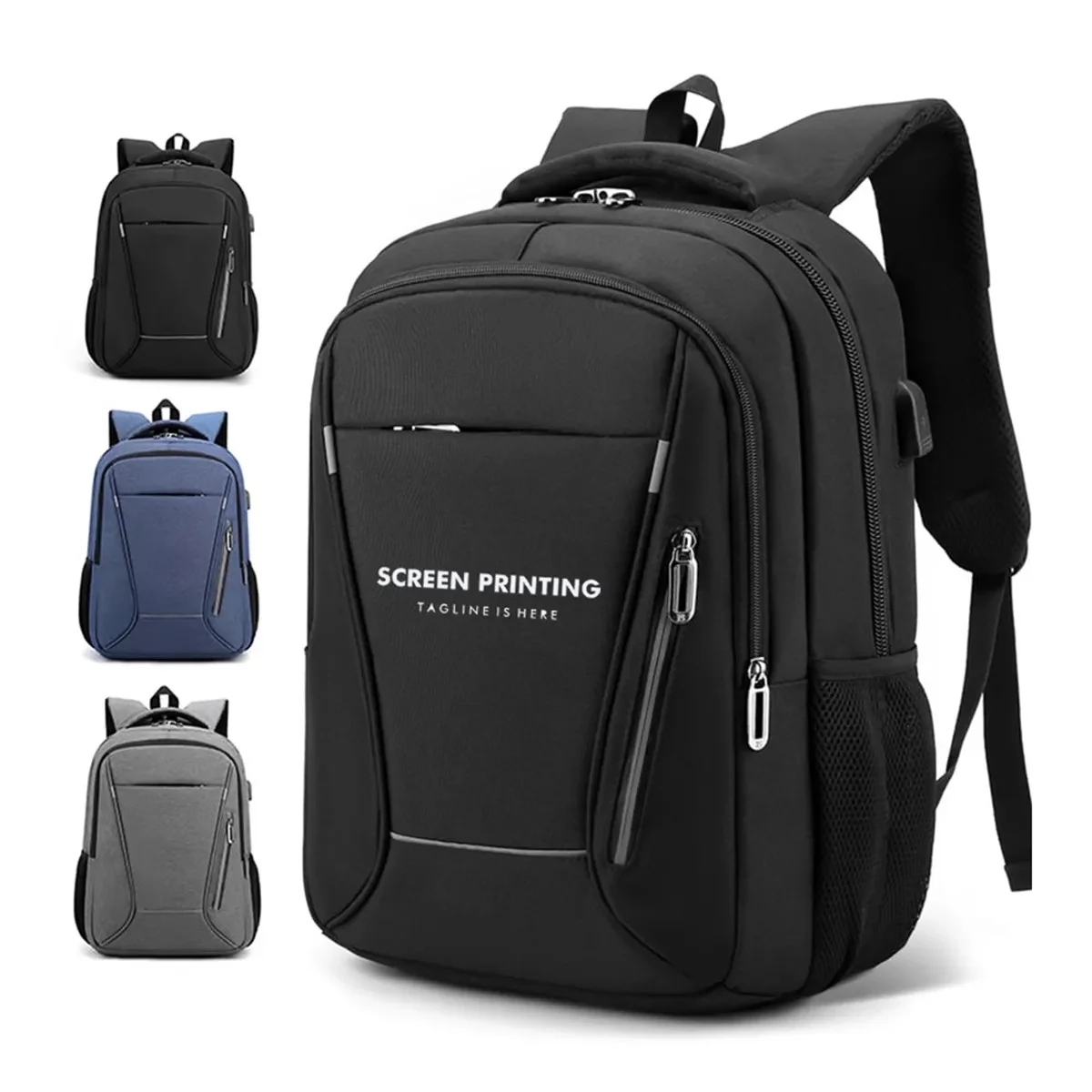 Business Anti Theft Laptops Backpack withUSB Charging Port 1