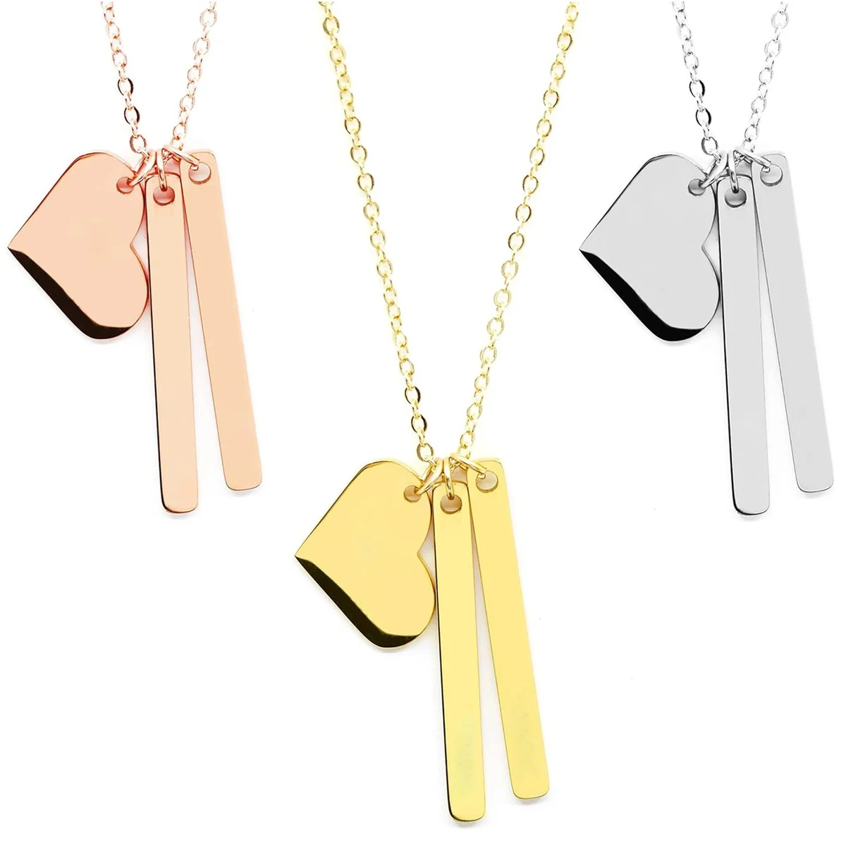 MOQ100 Heart-Shaped Necklace For Mother's Day 1