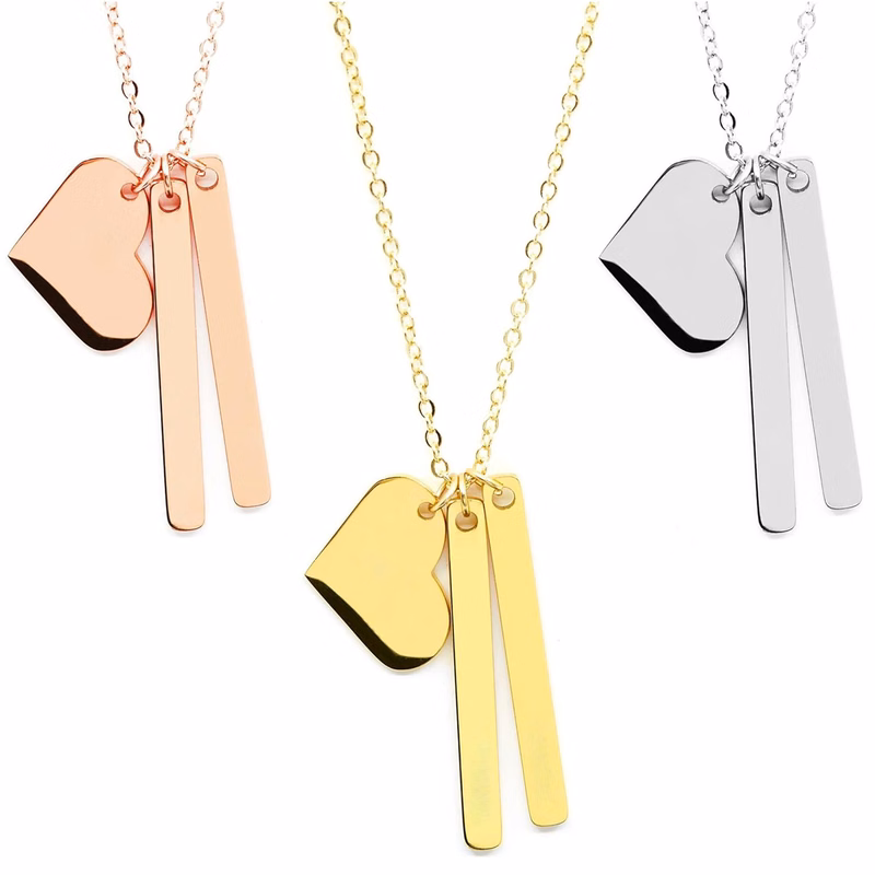 MOQ100 Heart-Shaped Necklace For Mother's Day