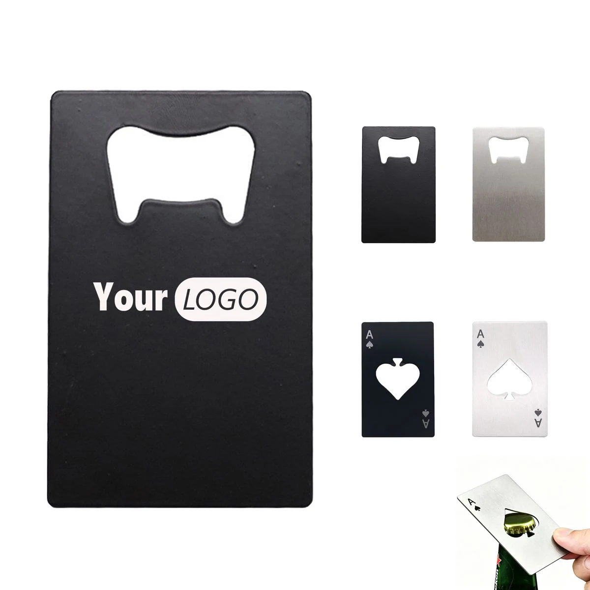Credit Card Stainless Steel Bottle Opener 1
