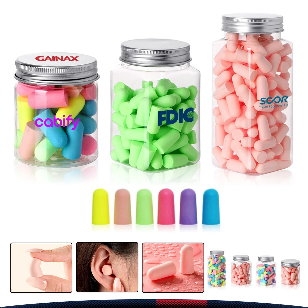 Quhri Jar Pack Memory Foam Earplugs 1