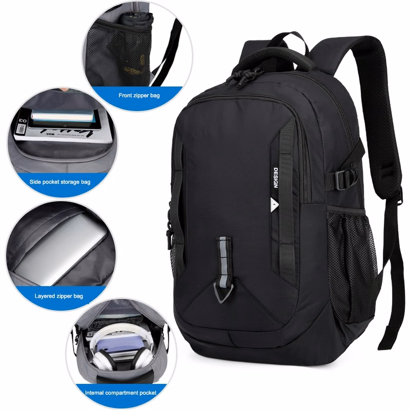 Front Assist Tape Business Laptop Backpack, 15.6-Inch Laptop/Tablet, Lightweight