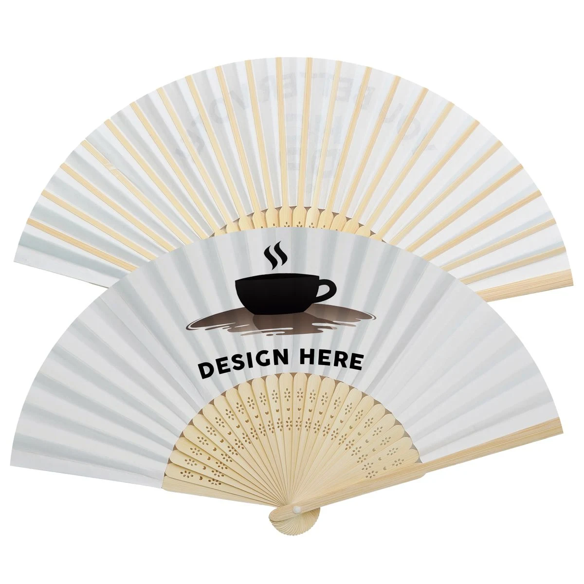 Bamboo Hand Paper Fan ?C Personalized Folding Fan 1