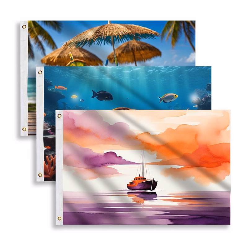 Double Sided Printed Polyester Flag 3' X 5'