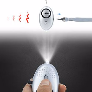 Safety Alarm Keychain With LED Light And 120DB Panic Sound