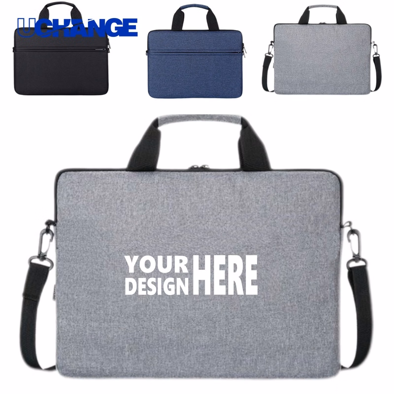 Laptop Tote with Carry Handle and Shoulder Strap