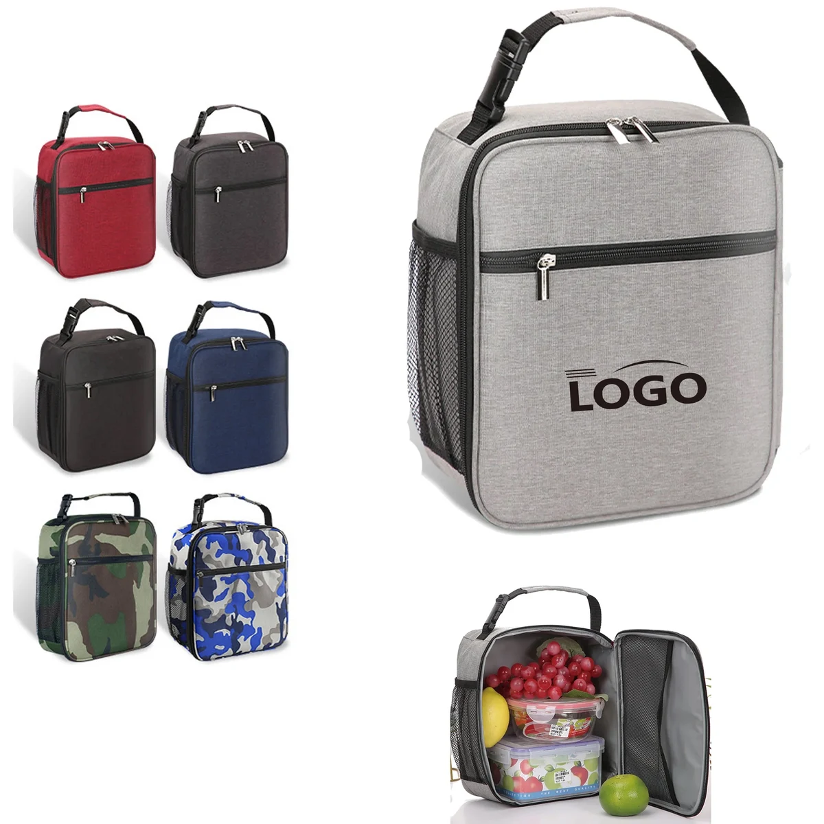 Picnic Cooler Bag Insulated Lunch Box 10pcs 1