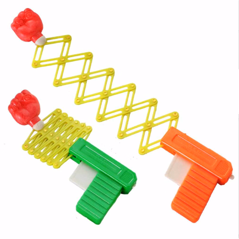 Retractable Fist Trick Toy Gun