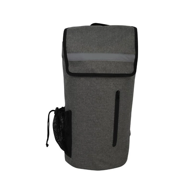 Gray Waterproof Sport Bag with Outer Zipper 1