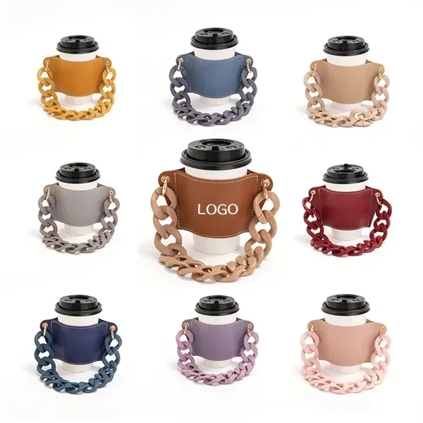 PU Chain Cup Sleeve 1