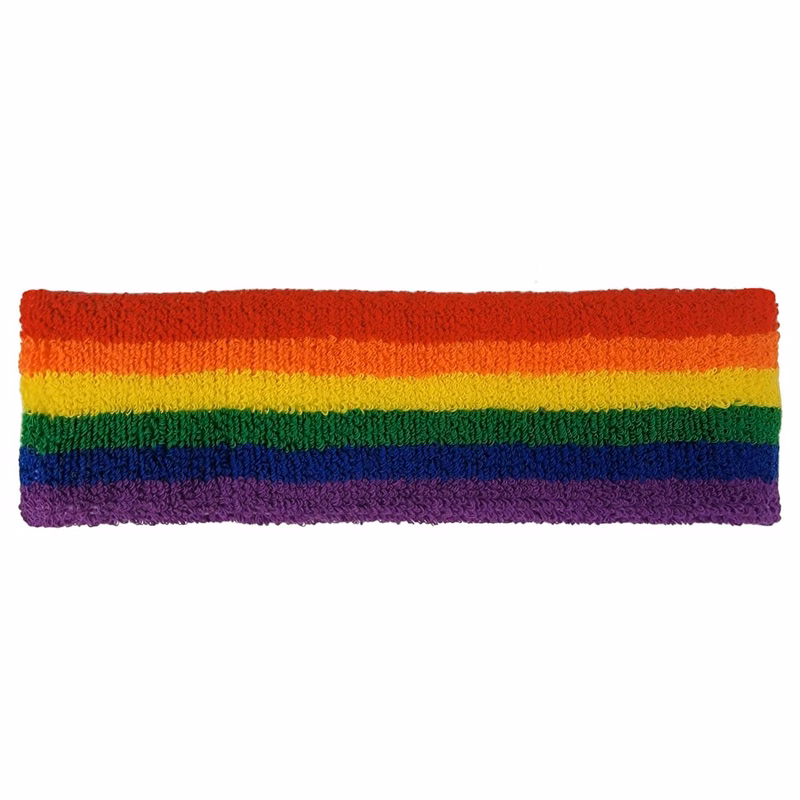 Headband-Rainbow Stripe