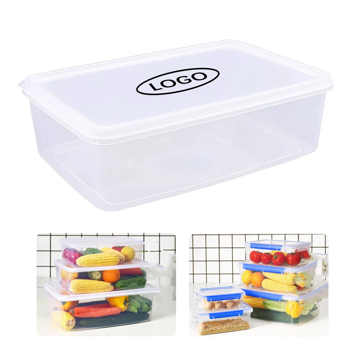 Kitchen Rectangular Storage Box PP 1