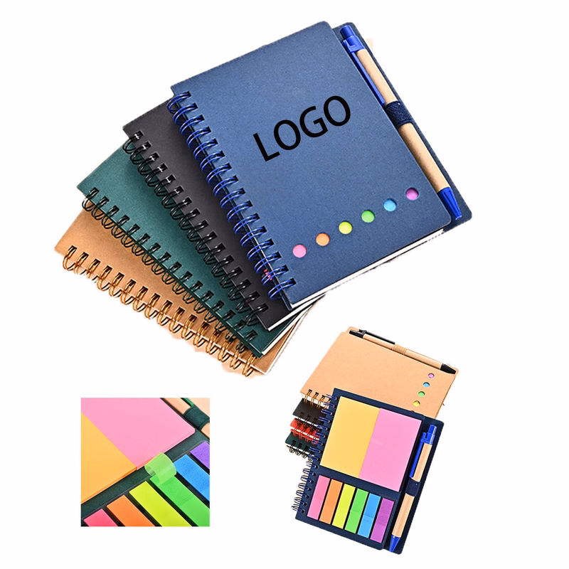 Creative Sticky Note Coil Kraft Paper Notebook