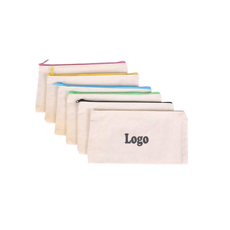 Cotton Zipper Pencil Case
