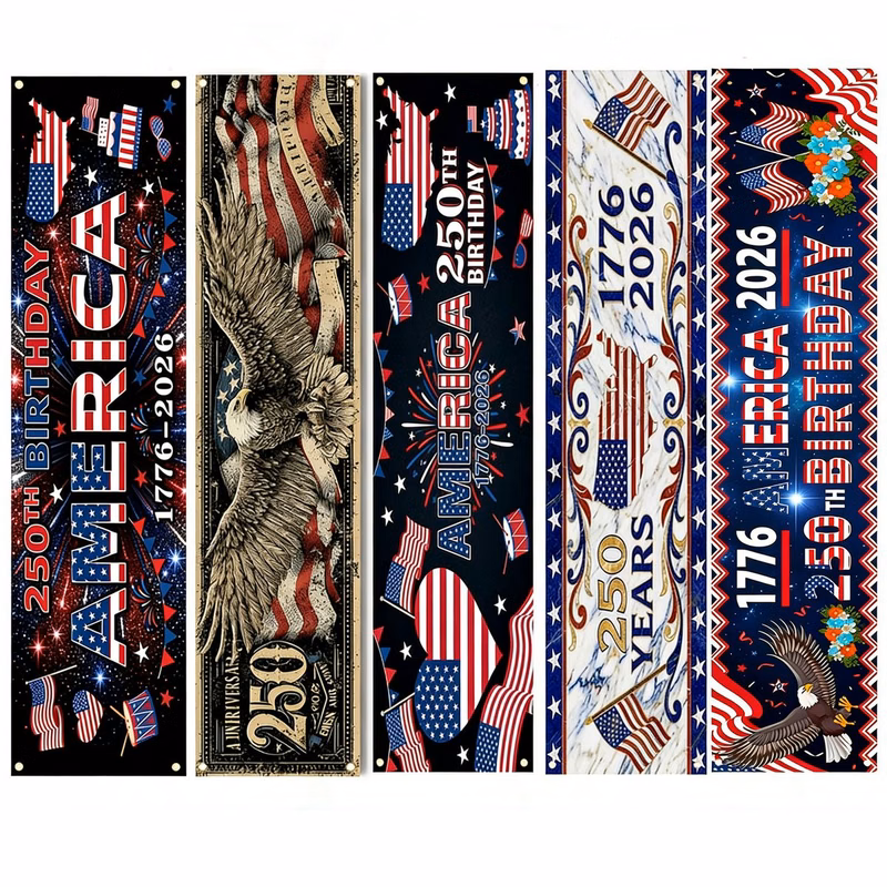 Patriotic Garden Flag–America 250th Anniversary 1776-2026 Decor