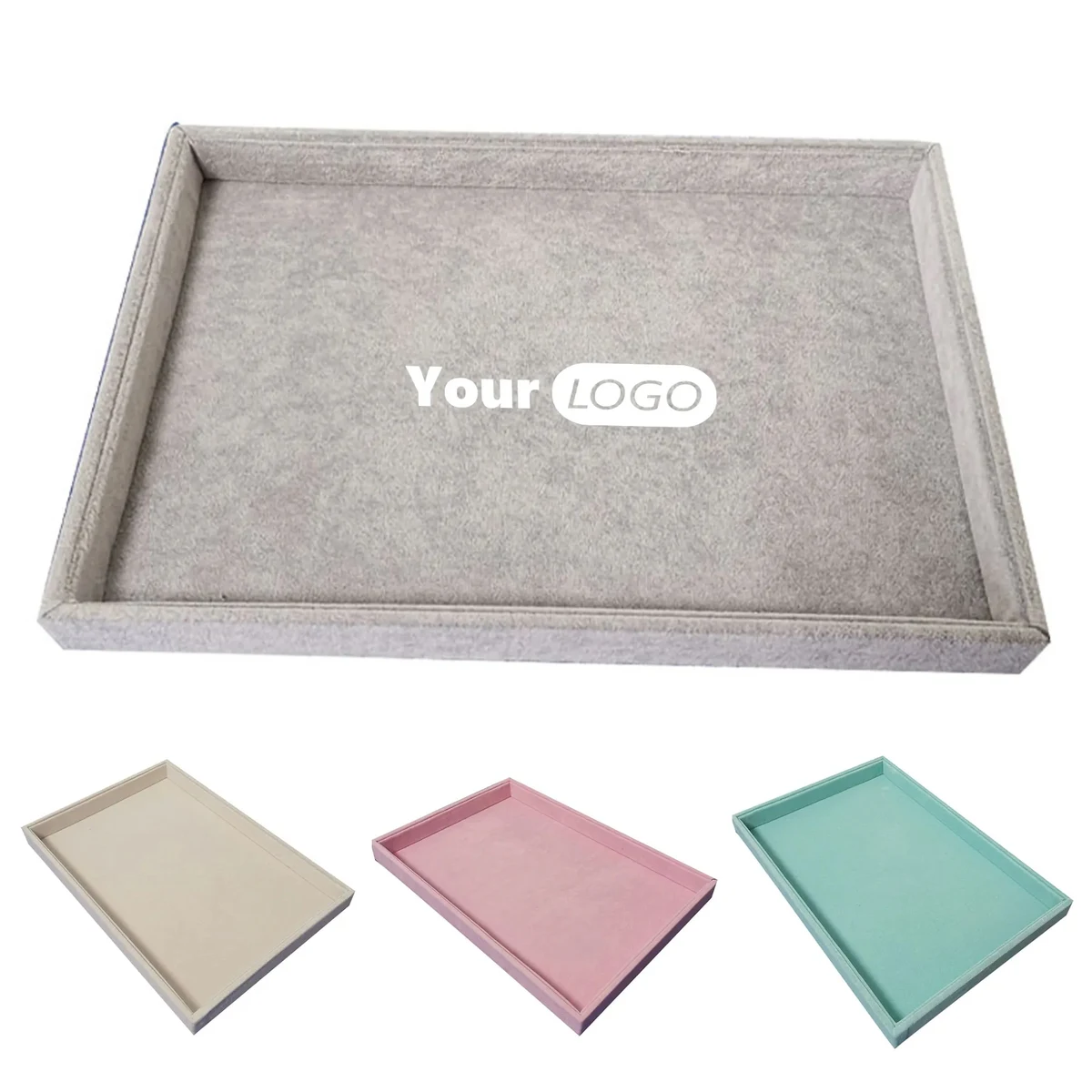 Fleece Large Capacity Glasses Storage Box 1