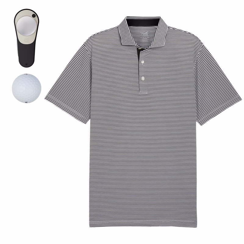 PUMA® Isle Pique Men's Polo Shirt, Srixon® Golf Balls & Pitchfix® Icon Divot Tool Gift Set