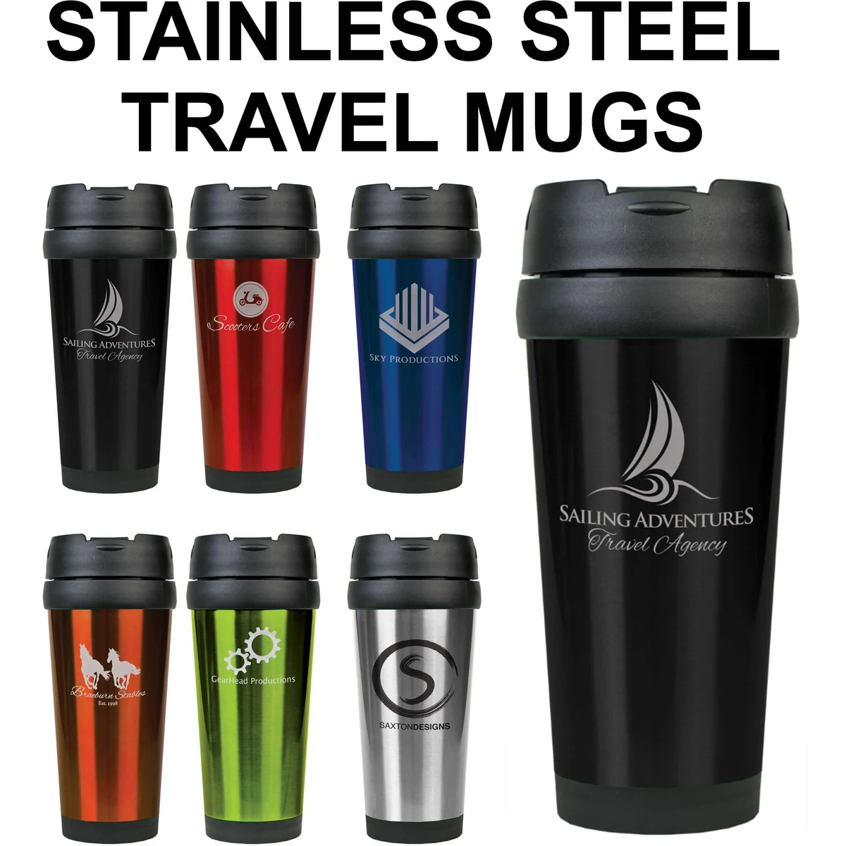 16 oz Stainless Steel Laser Engraved Tumbler 1