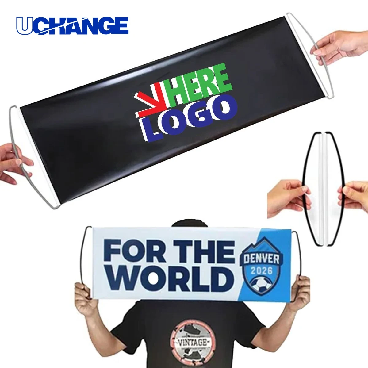 PET Rolling Handheld Banner 1