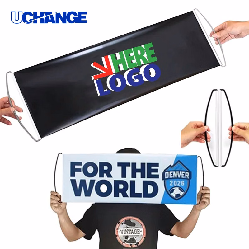 PET Rolling Handheld Banner