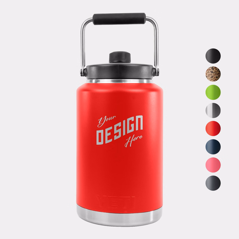 One Gallon YETI® Rambler Stainless Steel Insulated MagCap Water Jug