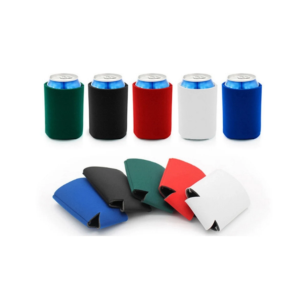 12 OZ Premium Foam Collapsible Can Coolers 1