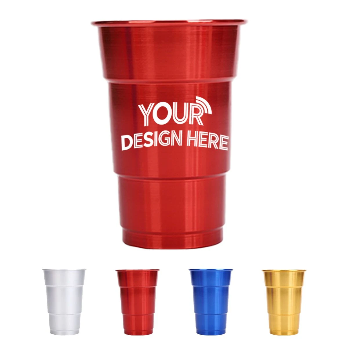 16 Oz Reusable Eco Friendly Aluminum Cold Cup 1