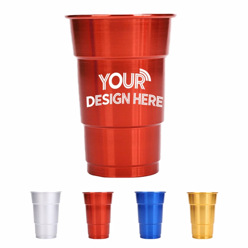 16 Oz Reusable Eco Friendly Aluminum Cold Cup